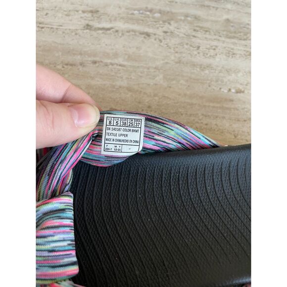 Skechers Yoga Mat Flip Flops Criss Cross - Picture 3 of 4